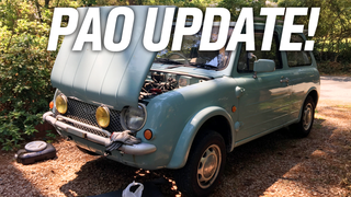 How I'm Living With My Imported 1990 Nissan Pao In The Summertime